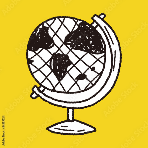 doodle globe
