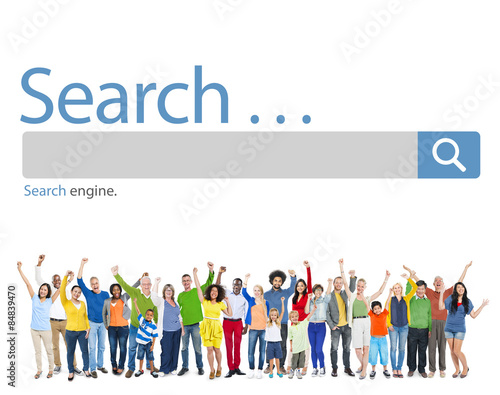 Search Browse Find Internet Search Engine Concept