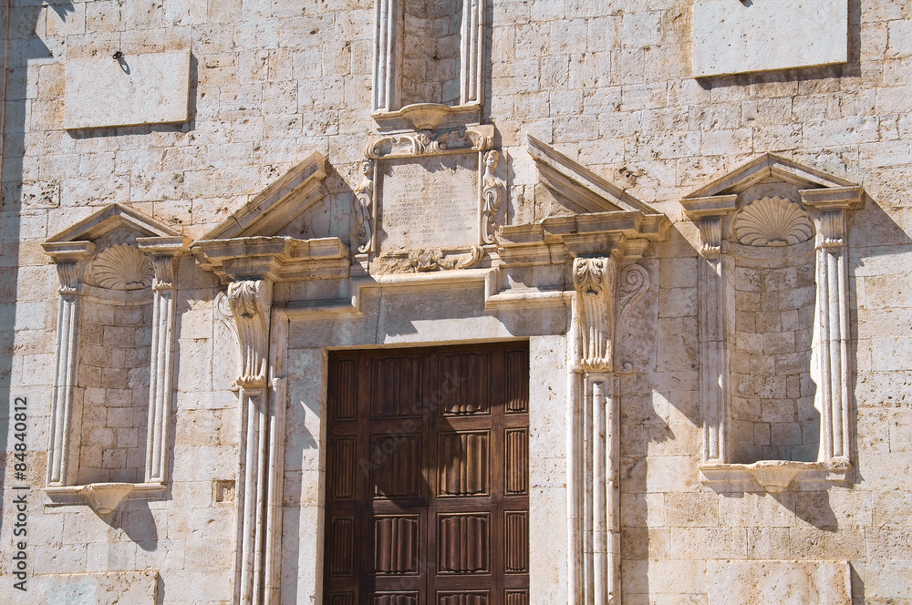 Ταπετσαρία Church of St. Gaetano. Barletta. Puglia. Italy.