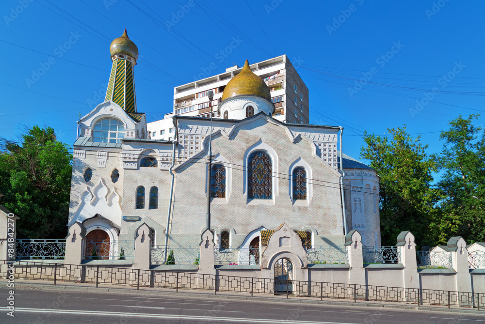 Inactive Church of the Intercession of the blessed virgin Mary. Moscow, Russia