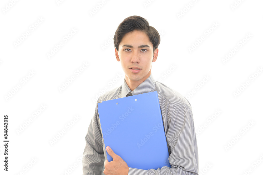 笑顔のビジネスマン