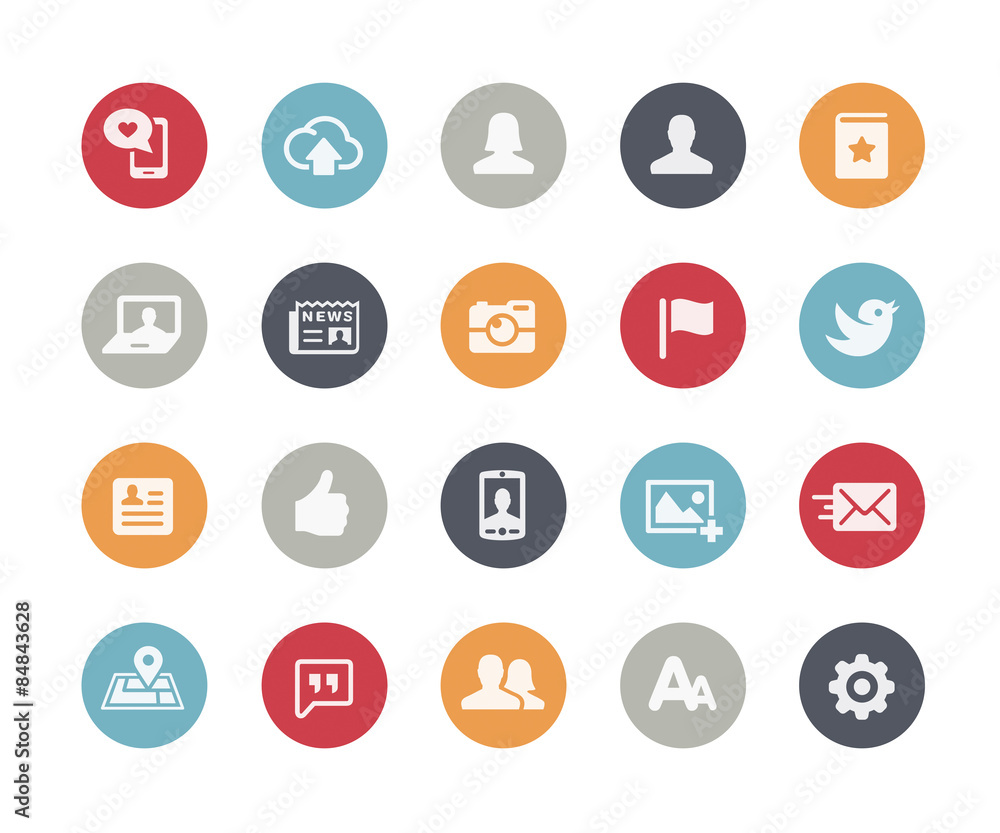 Social Web Icons // Classics Series Social Web Icons // Classics Series