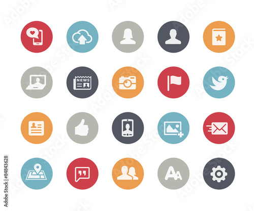 Social Web Icons // Classics Series