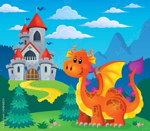 Image with happy dragon theme 5