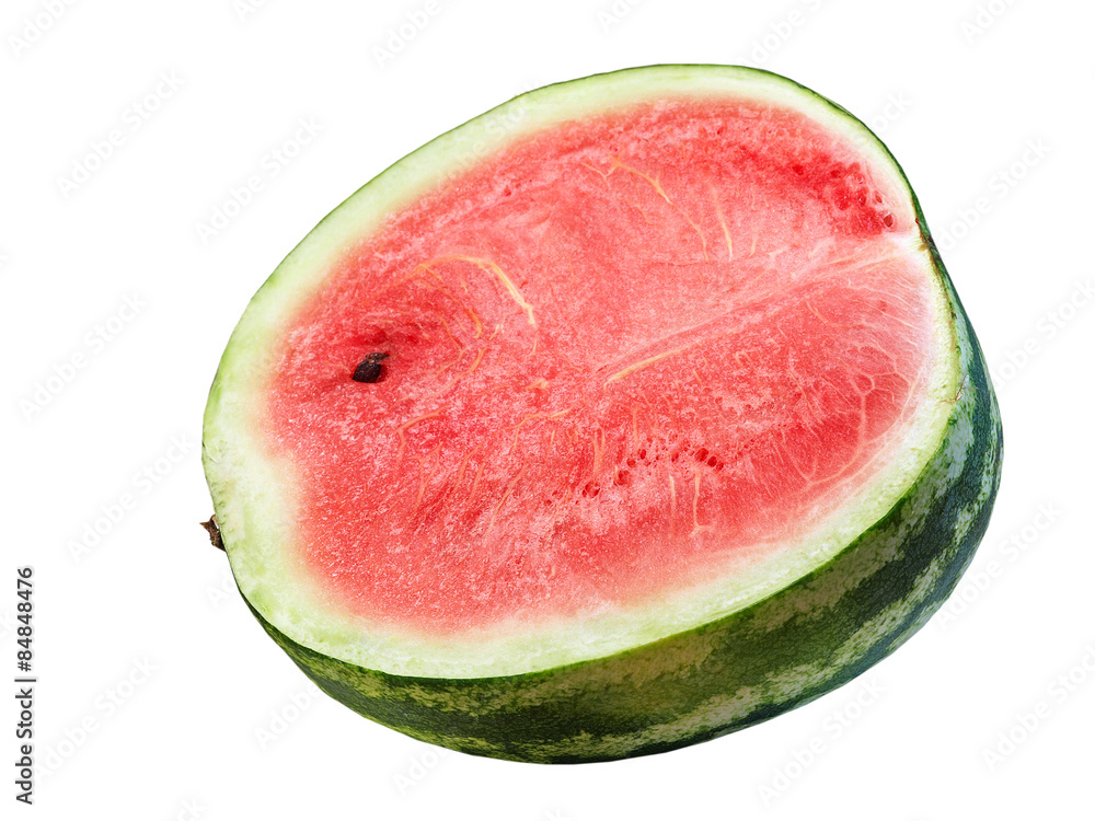 Half of watermelon.Isolated. Half of watermelon.Isolated.