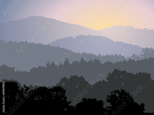 Evening panorama