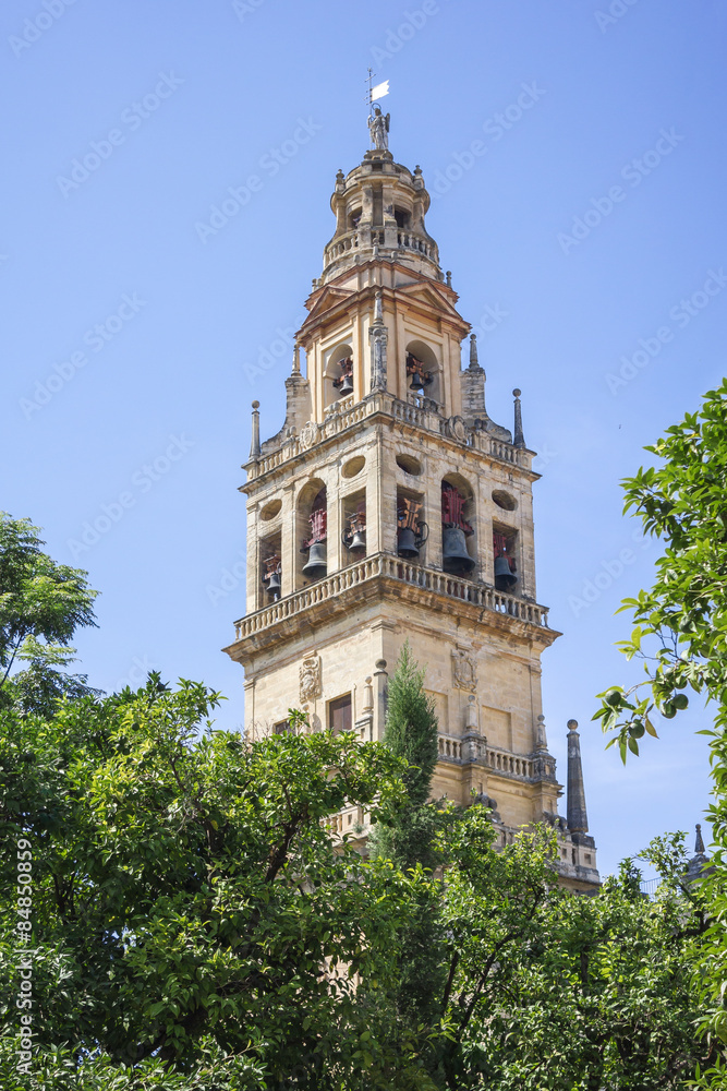 Tower of the mosque in Cordoba - Spain 