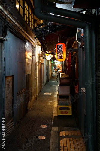 Small alley located Kichijoji in Tokyo Japan. 