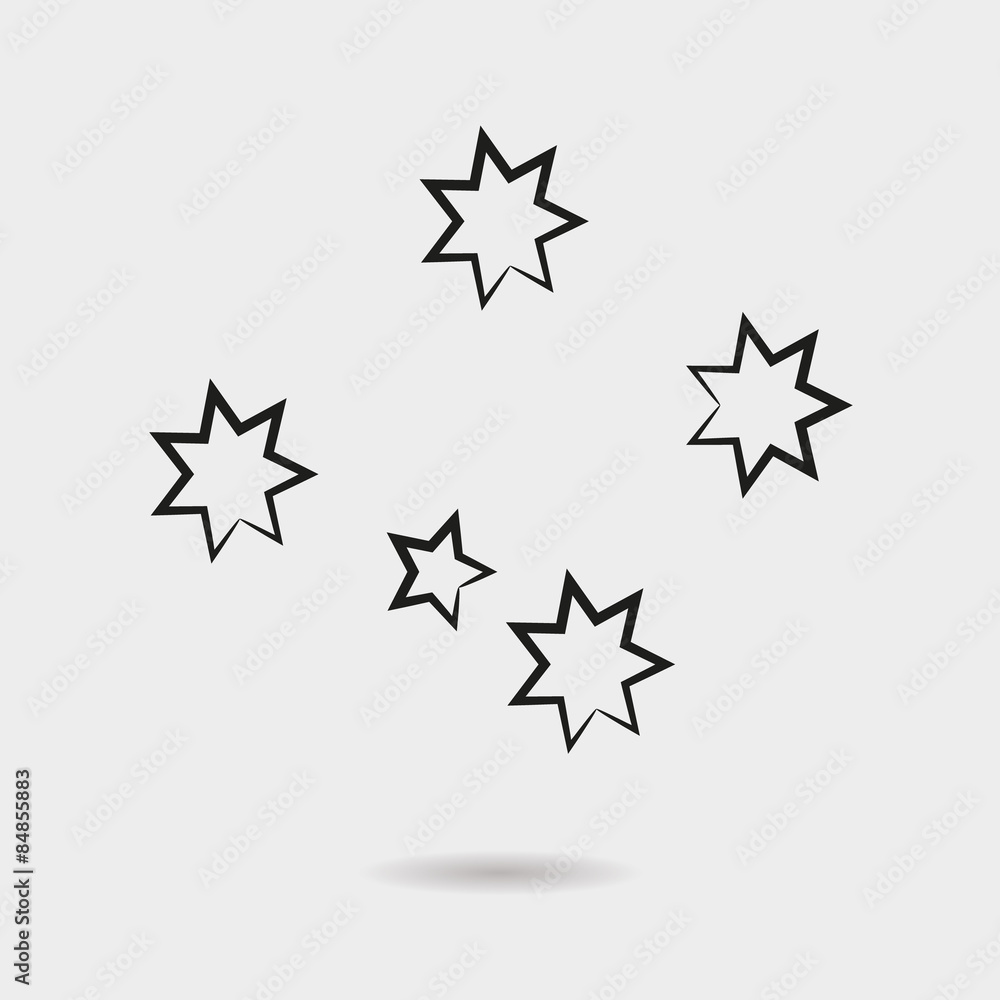 Star icon vector Star icon vector