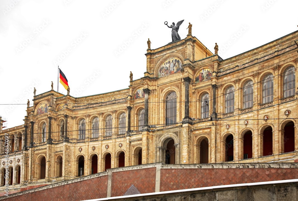 Maximilianeum building in Munich. Germany