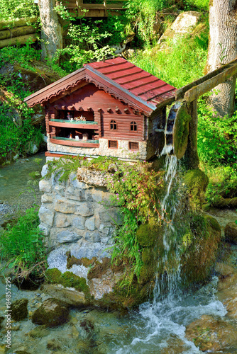 Wassermühle in Wald