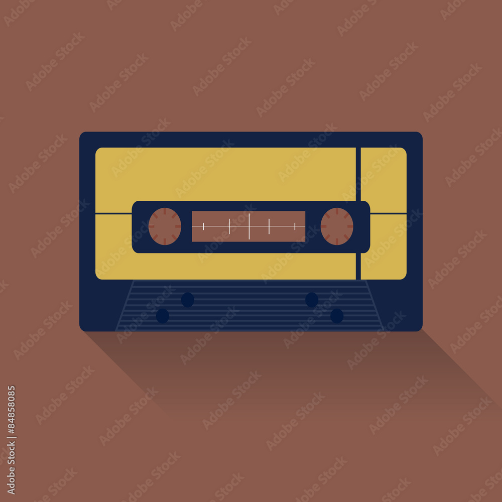 
Audio cassete icon great for any use. Vector EPS10.