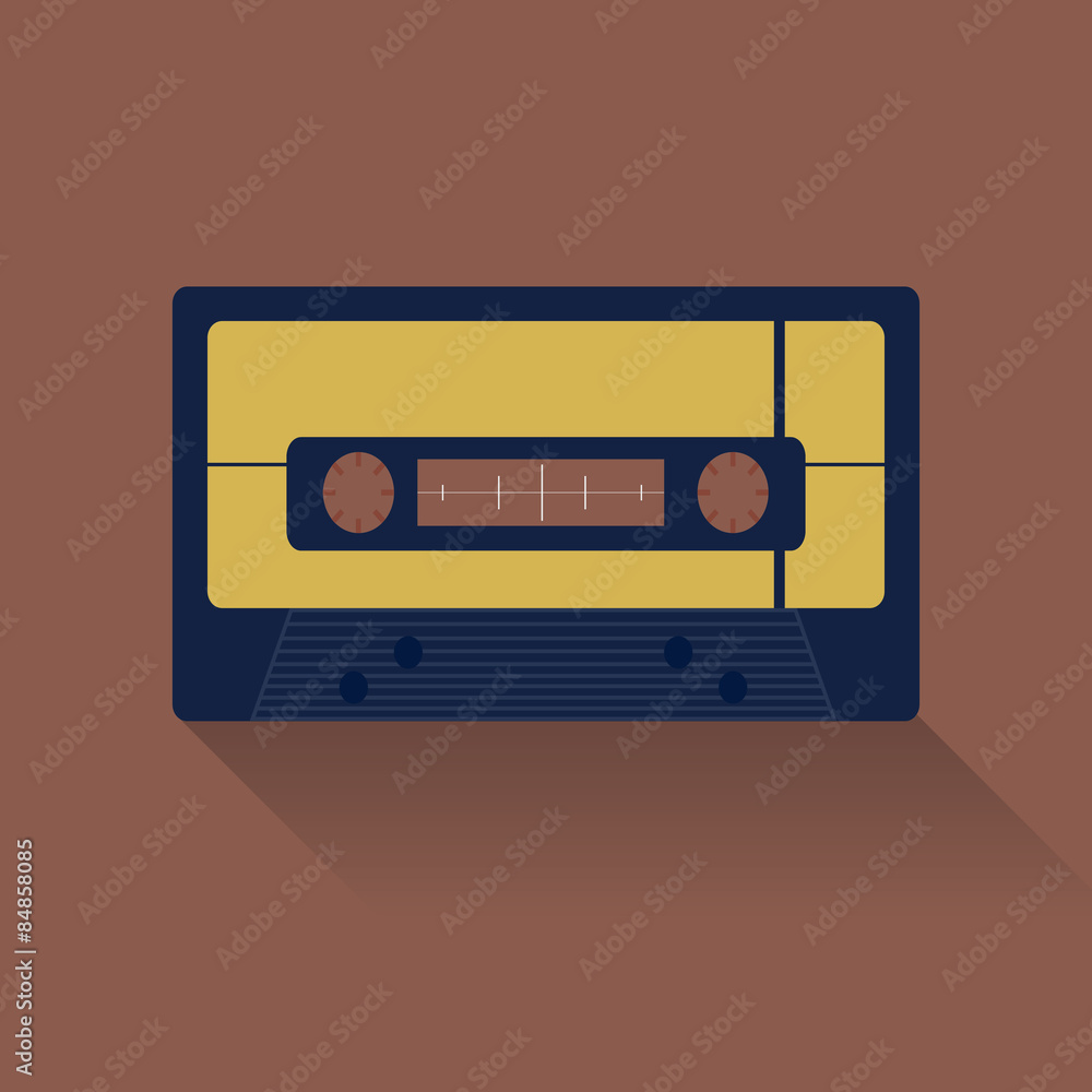 Audio cassete icon great for any use. Vector EPS10.
Audio cassete icon great for any use. Vector EPS10.