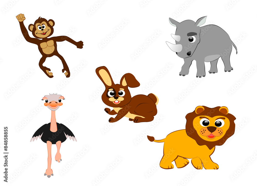 Obraz premium Wild animals