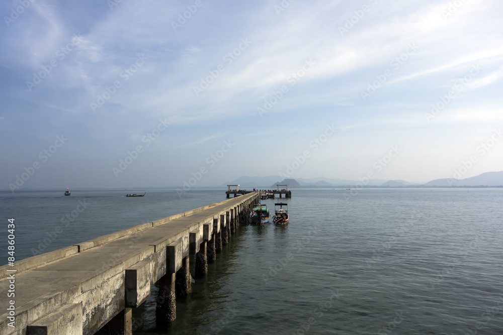 Koh Mook Island Pier.