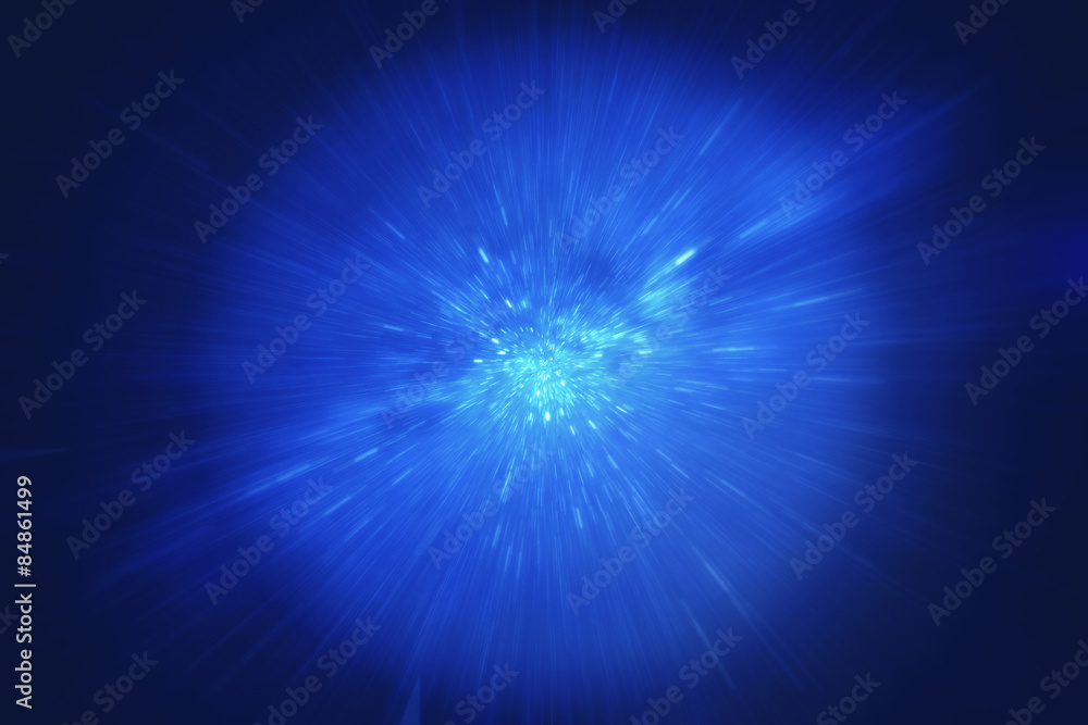 Abstract stars hyperdrive concept scifi background