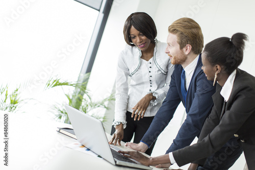 Young people in the office