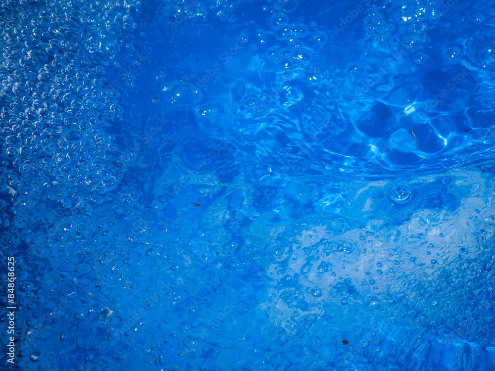 Blaue Wasseroberfläche Blaue Wasseroberfläche