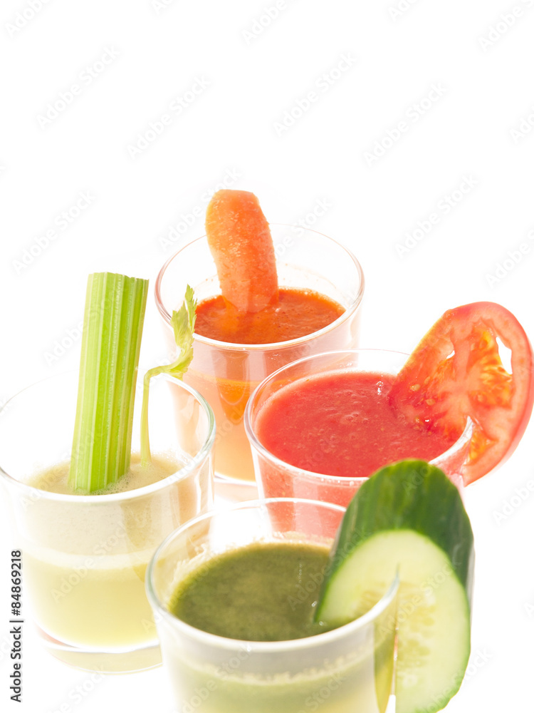 Fototapeta premium fresh vegetable juices