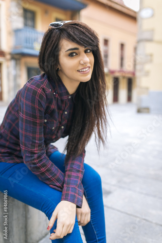 Brunette woman