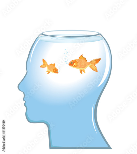 Memory loss concept vector