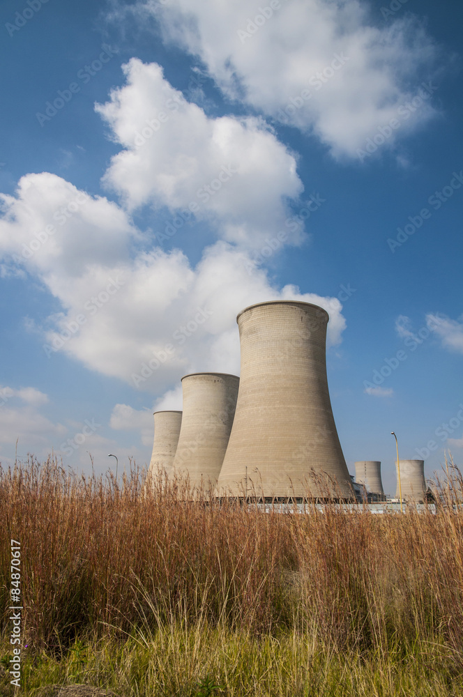 Cooling towers of a power plant Cooling towers of a power plant