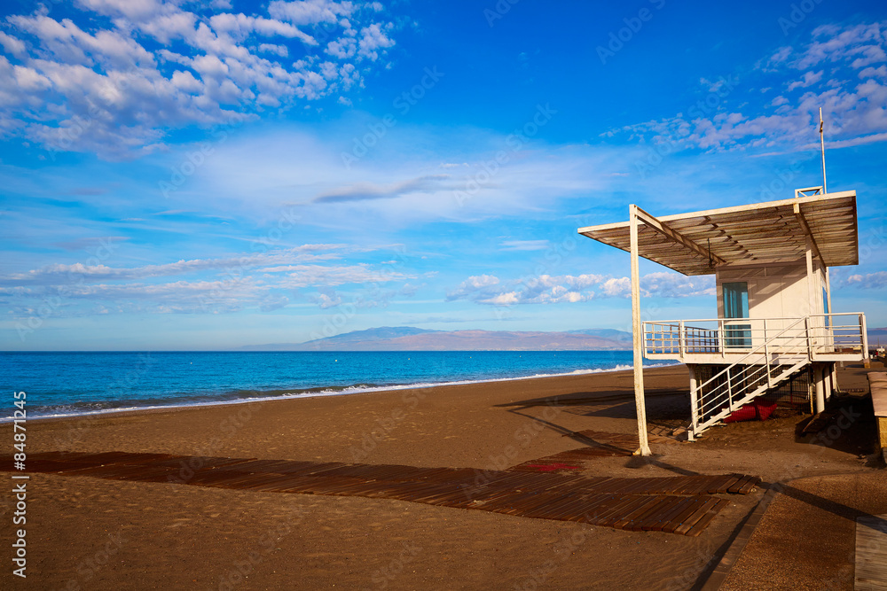 Almeria Cabo de Gata San Miguel beach lifeguard