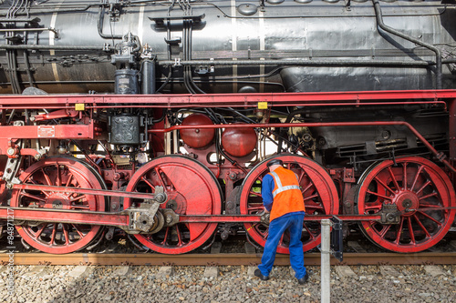Details Of An Steam Locomotive P 8