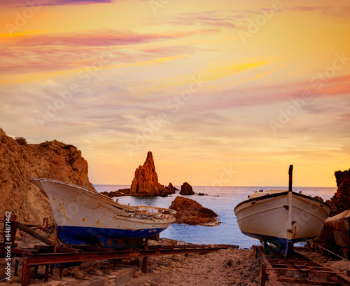 Almeria Cabo de Gata las Sirenas sunsets in spain