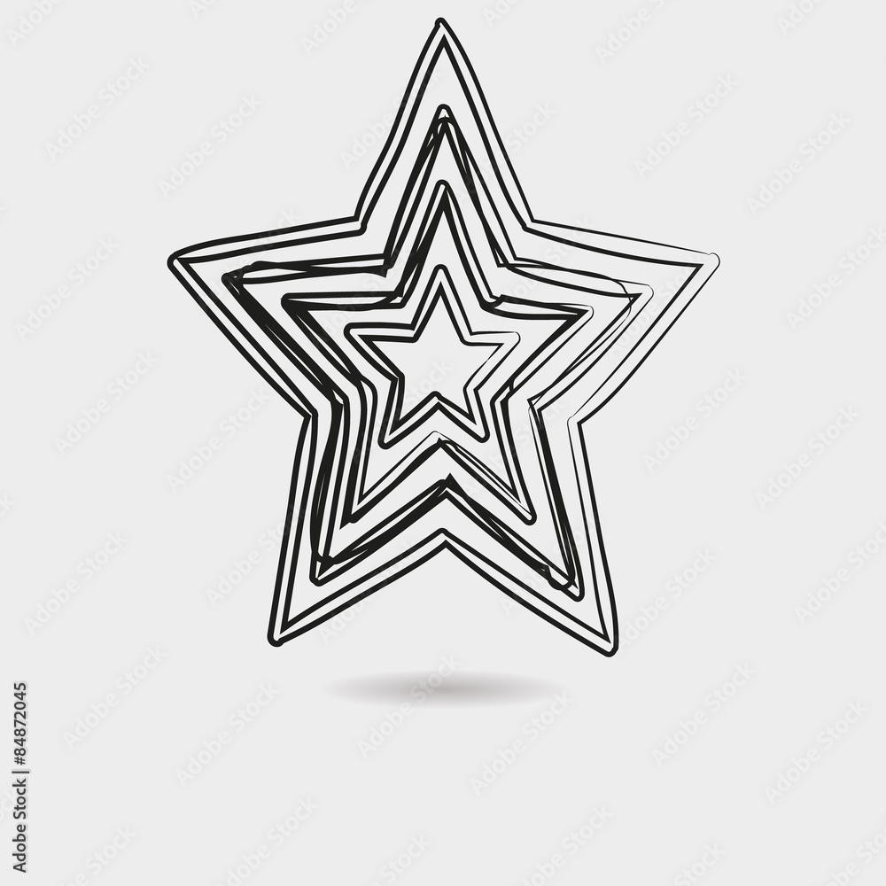 Star icon vector Star icon vector