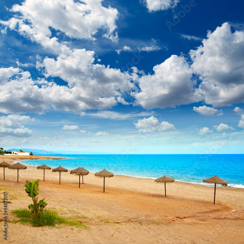 Almeria Mojacar beach Mediterranean sea Spain