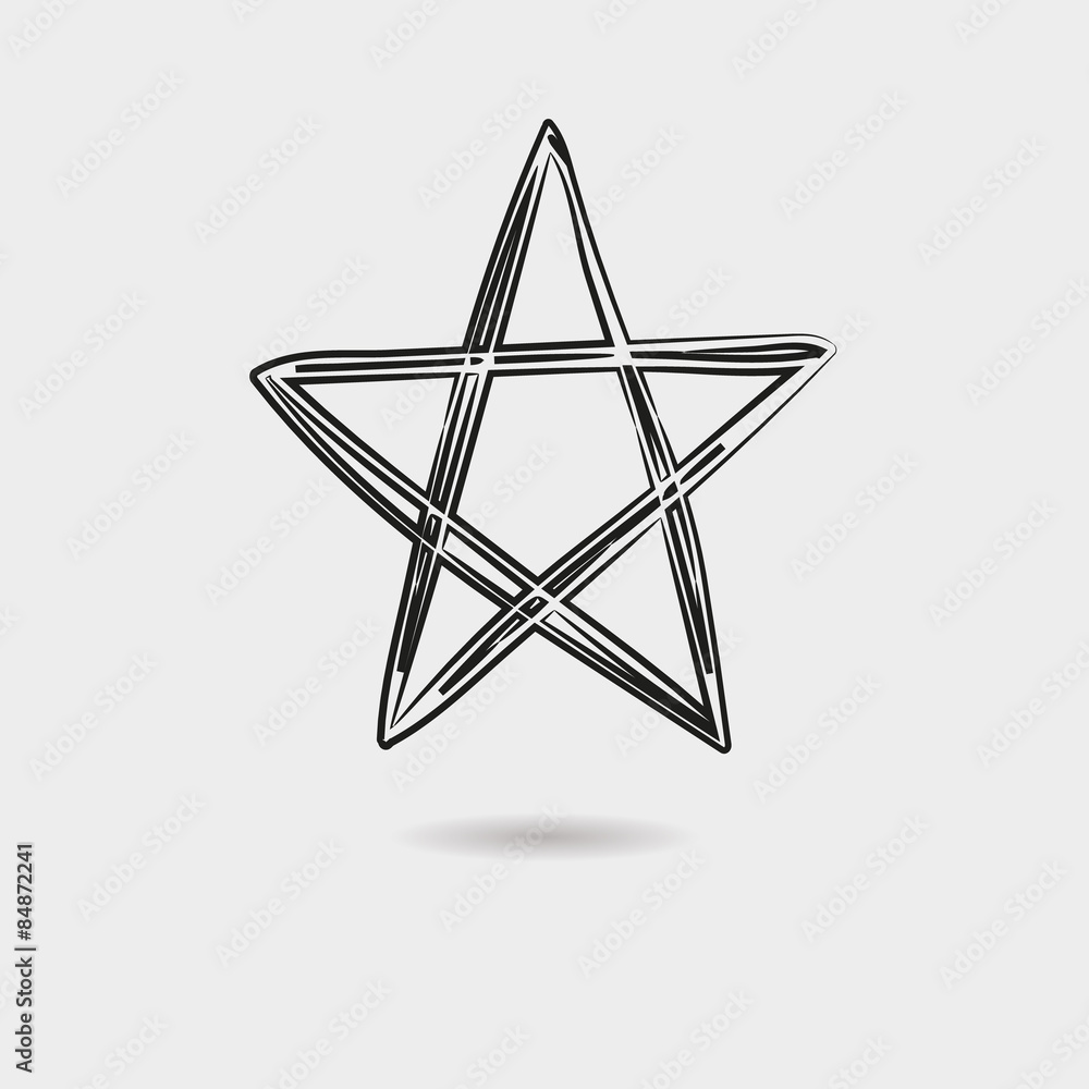 Star icon vector Star icon vector