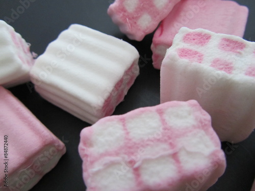 Marshmallow rosa e bianchi