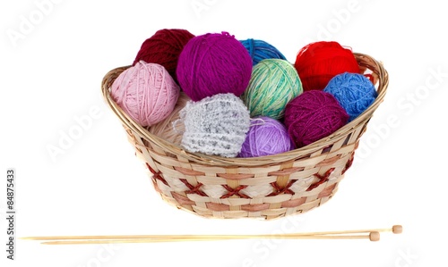 Wool  Basket  Textile.