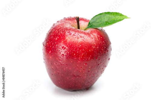 Apple, Red, Isolated.