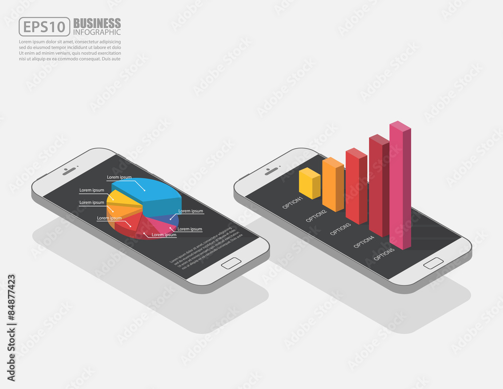 smartphone with business graph.vector
smartphone with business graph.vector
