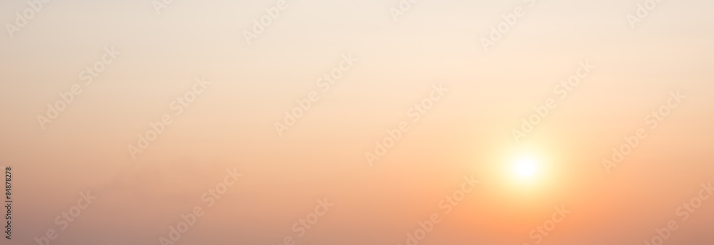 Obraz premium Panorama sunset sky background