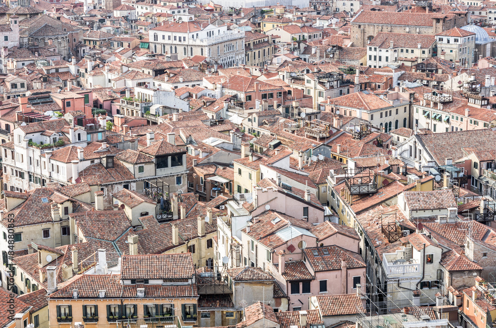 view of the historic center of Venice