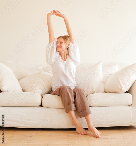 Wallpaper Mural Cute Girl Wakes Torontodigital.ca