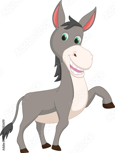 cute donkey cartoon