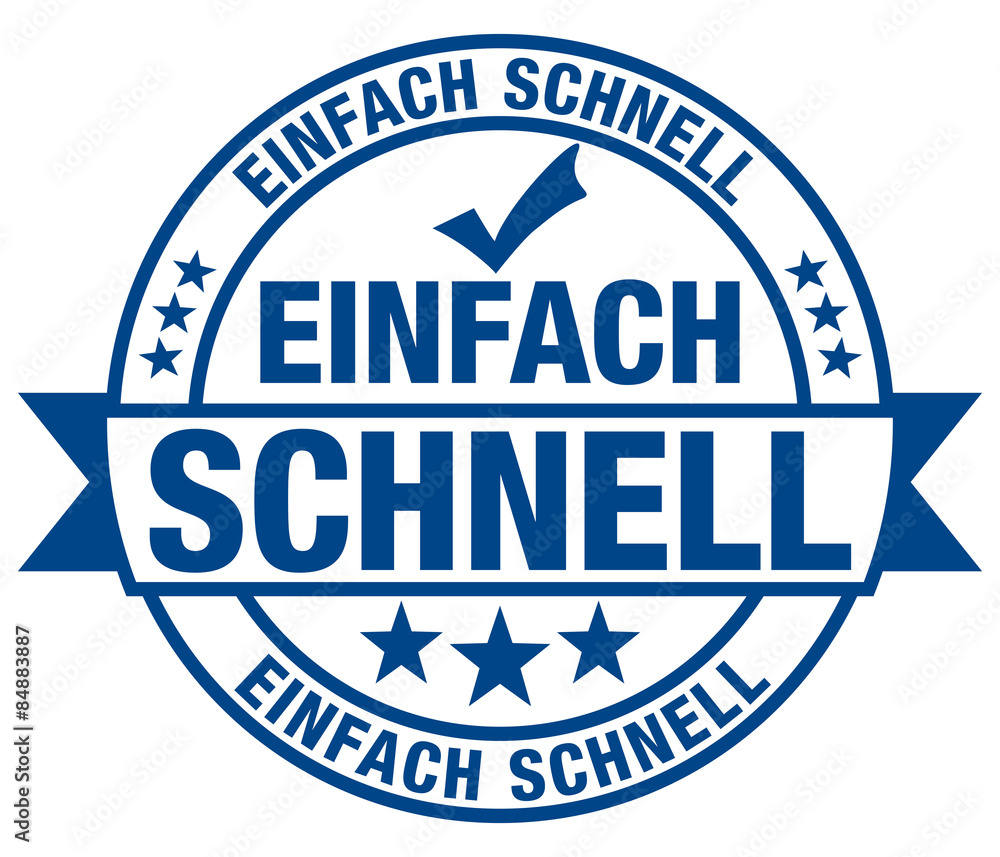 Einfach schnell Stempel Einfach schnell Stempel