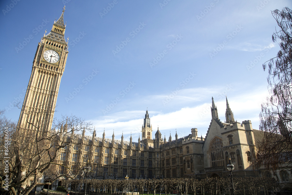 Obraz premium UK - London - Big Ben and the House of Parliament