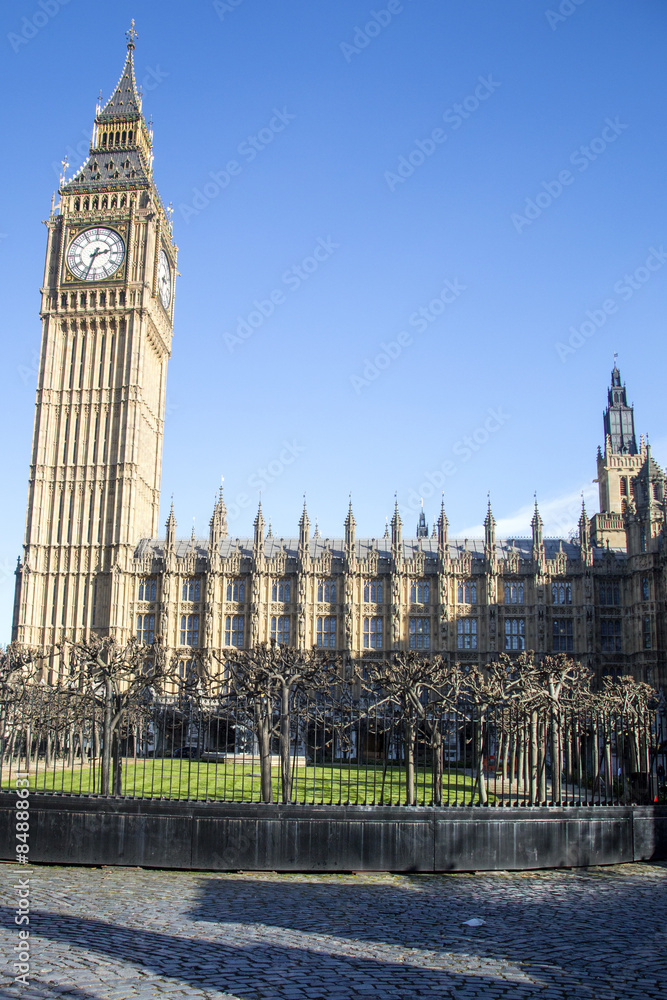 Fototapeta premium UK - London - Big Ben and the House of Parliament