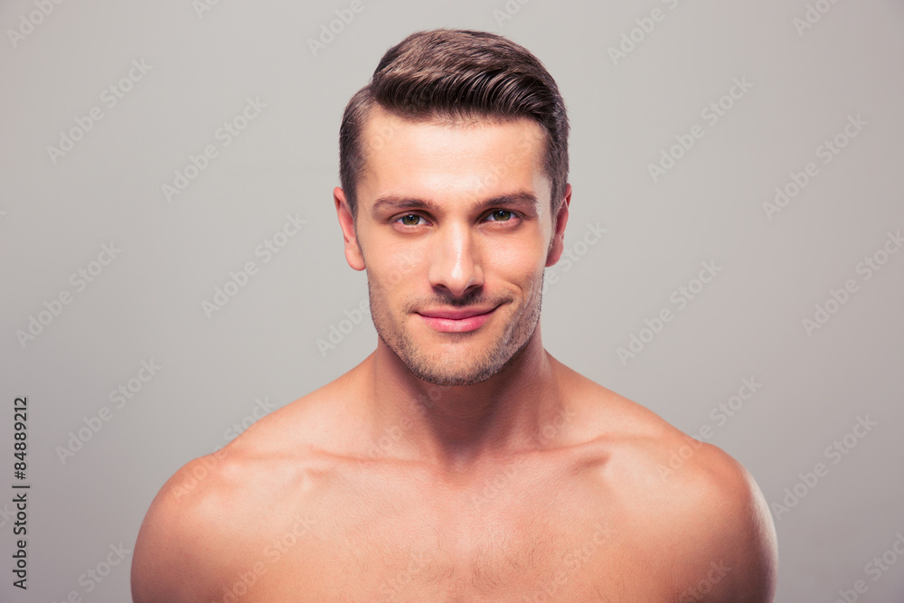 Closeup portrait of a handsome young man Closeup portrait of a handsome young man