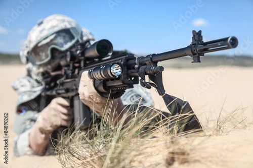 marksman in action  © Getmilitaryphotos