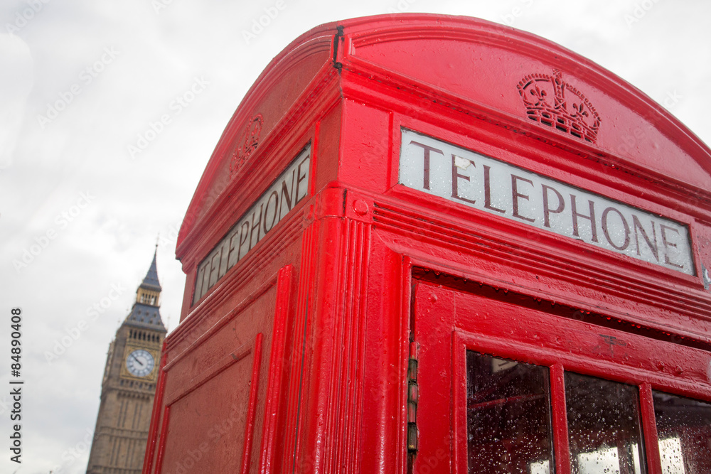 Obraz premium UK - London - Red Telephone Booth