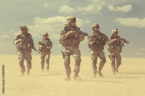 Fotografia, Obraz infantrymen in action