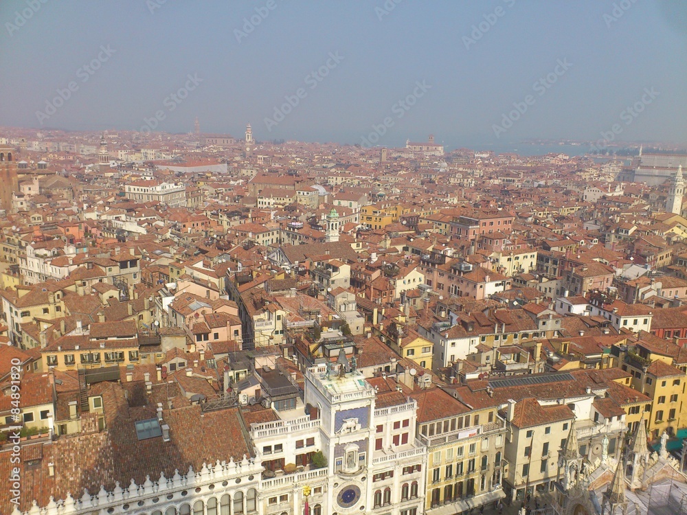 Vue de Venise depuis le Campanile de la place San Marco