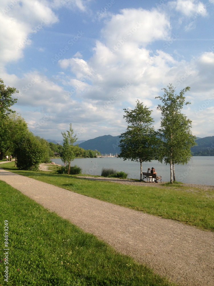 Naklejka premium Altes Paar geniesst