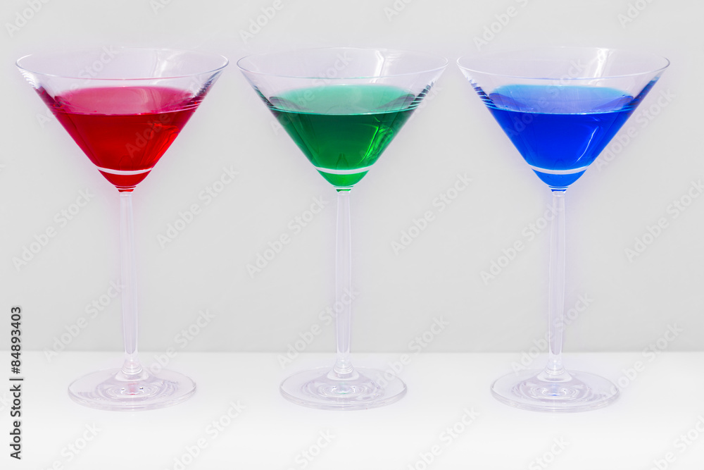 Copas de colores